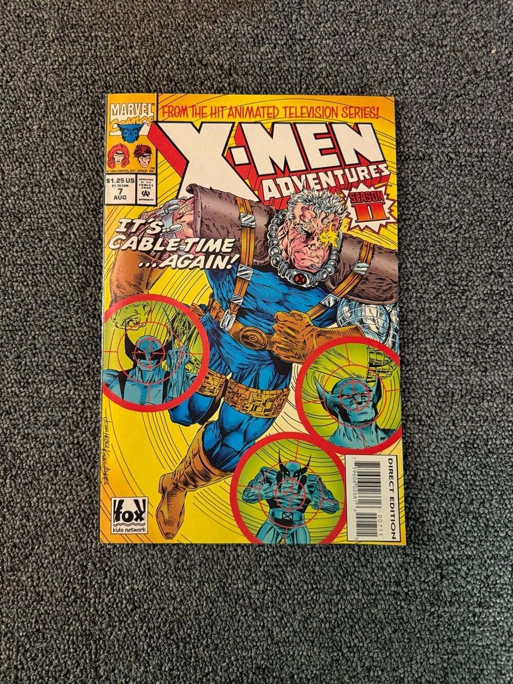 Marvel Comics X-Men Adventures Season II #7 1994 Cable